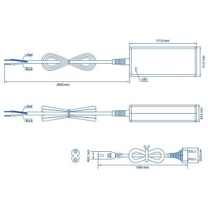 Teltonika PR317EUA Netzteil 62W 2-PIN EU