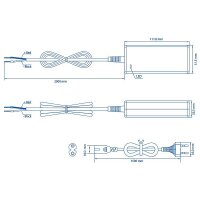 Teltonika PR317EUA Netzteil 62W 2-PIN EU