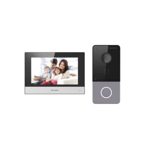 Hikvision DS-KIS603-P(C)(O-STD)/Europe BV IP Intercom Kit inkl. DS-KV6113-WPE1(C), DS-KH6320-WTE1, Netzteile