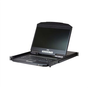 ATEN CL3116NX KVM-Switch, 18,5Zoll TFT, VGA, PS/2-USB, 16 Port, US-Layout