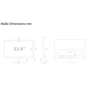 Eneo VM-FHD24PFA 24" LCD Monitor 1080p HDMI LED