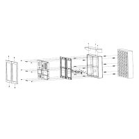 Dahua - VTM54R4 - 4 Modul Aufputz Regendach