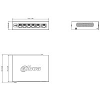 Dahua CS4006-4GT-60-V2 Switch 4-Port PoE