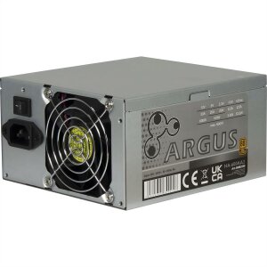 600W ATX Netzteil mit 80mm Lüfter, Kompaktlösung für 2HE Servergehäuse