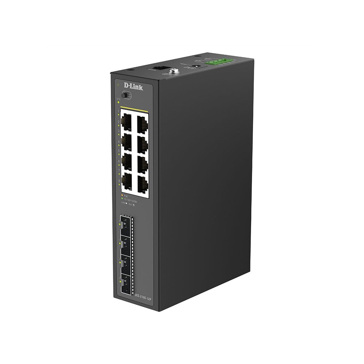 D-Link DIS-210G-12P 12-Port Switch, Smar box