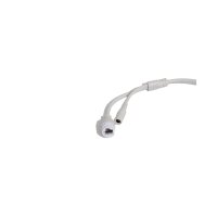 eneo IND-58F0002MTPB Netzwerk Dome Kamera Fix, Turret, Panorama 180°, 2x 5120x1440, Tag/Nacht, DWDR, AI, 2,8mm, IR, Weißlicht, 12VDC, PoE, IP67