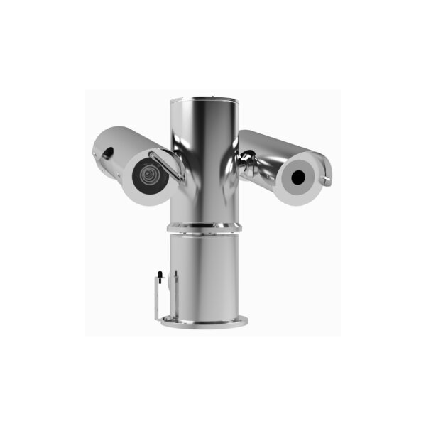 Global Proof ARGO200DH-TH 300/20 220VAC Netzwerk Edelstahl Positioniersystem, 2MP, 32x optischer Zoom, Thermalkamera, 384x288, 20mm Brennweite, 25Hz, integrierter Wischer, AISI 316L, IP66/67, 220/240VAC