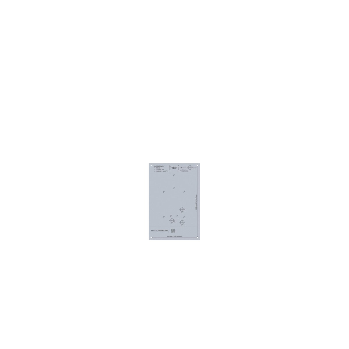 2N Retrofit Intercom Cover Plate - Small box