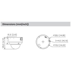 Dahua IPC-HDBW3449R1P-ZAS-PV-27135-S5-B IP-Kamera