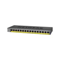 Netgear GS116PP-100EUS Gigabit Switch, 16 Ports, unmanaged, PoE+, 186W