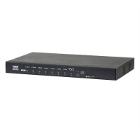 ATEN PE6208AV IP-Fernschaltsteckdose, 8 Port, 1HE für A/V Anwendungen, 8 x IEC320 C1316A, Energiemessung