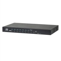 ATEN PE6208AV IP-Fernschaltsteckdose, 8 Port, 1HE für A/V Anwendungen, 8 x IEC320 C1316A, Energiemessung