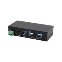 EXSYS EX-11244HMS 4 Port USB 3.2 Gen 1 HUB Din-Rail Kit und Wand VIA VL813 Chipset