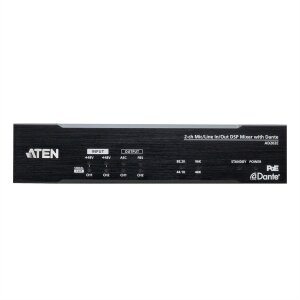 ATEN AD202E DSP Mixer 2-CH mit DSP und Dante