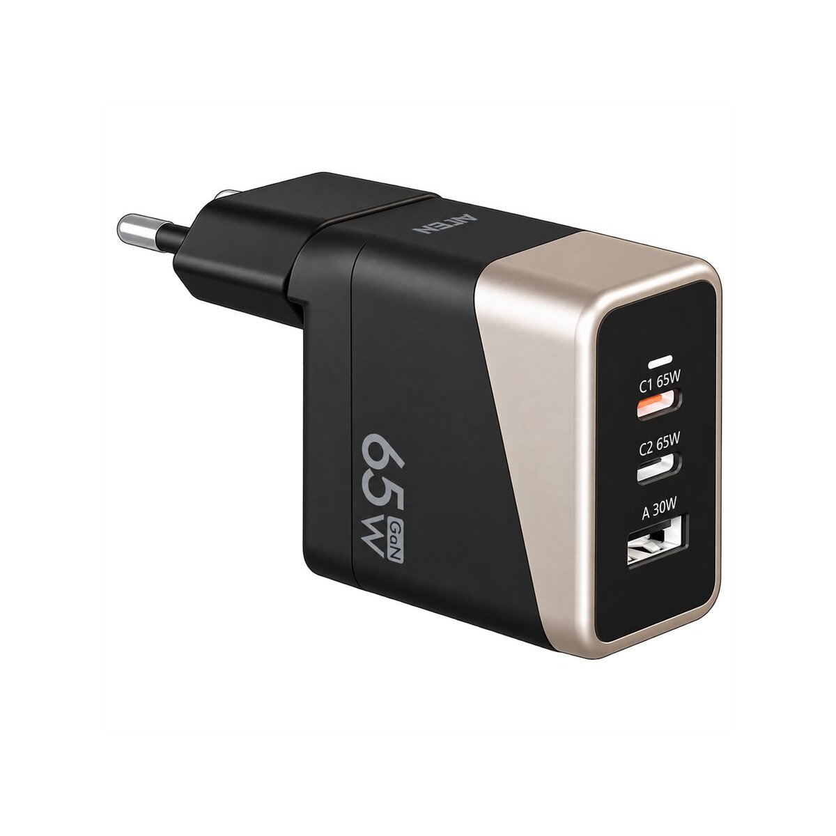 ATEN UP365 65W 3P GaN Carger, GaN, 65W