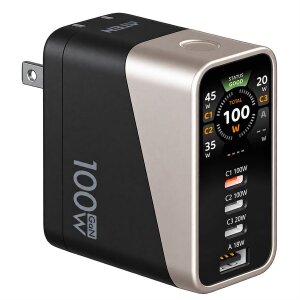 ATEN UP5100 100W 4P Smart Display Charger, GaN, 100W