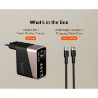 ATEN UP5100 100W 4P Smart Display Charger, GaN, 100W