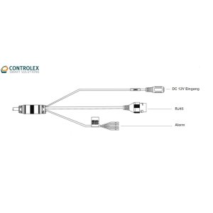Dahua - HY-FT431LDP-TD1F4-MB - Wisualarm - Thermal - Eyeball- Flammen