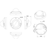Eneo IND-45F0022M0B IP-Kamera 5MP TN IR PoE IP66