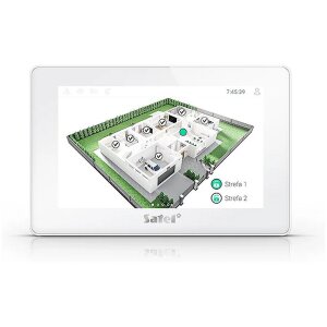 Satel INT-TSH2R-W Bedienteil, 7 Touchscreen
