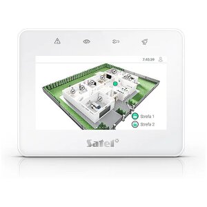 Satel INT-TSG2R-W Bedienteil, 4,3 Touchscreen