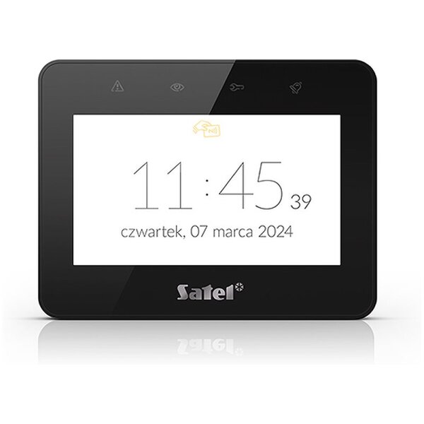 Satel INT-TSG2R-B Bedienteil, 4,3 Touchscreen