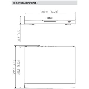 Dahua NVR4108HS-8P-EI 8 Kanal NVR 16MPx, PoE, HDMI