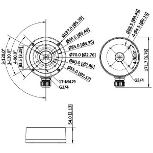 HIKVision DS-1280ZJ-S-Y Anschlussdose