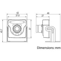 Eneo MSM-42F0028M0B Platinenkamera 1080p WDR 12VDC