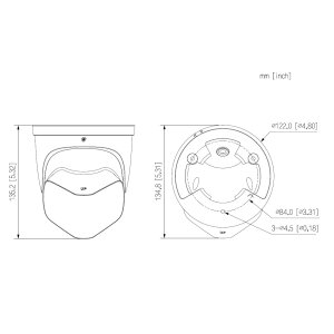 Dahua - IPC-PDW3859-A180-E2-AS-PV-0280B - IP - Eyeball - Pano