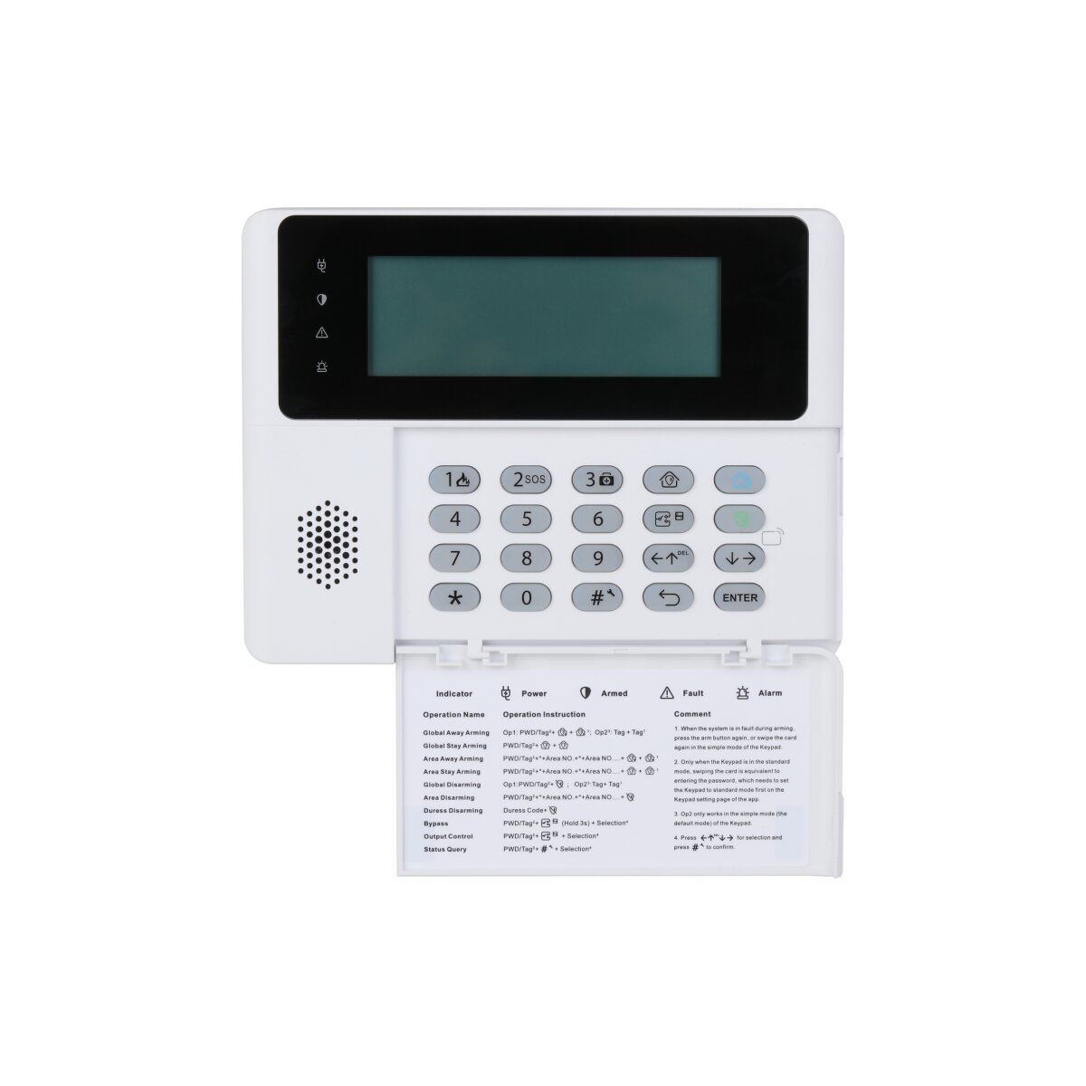 Dahua - ARK30C-RW2(868) - AirShield - Alarm - LCD-Tastatur