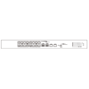 Dahua - CS4218-16ET-240-V2 - Switch - 16 PoE