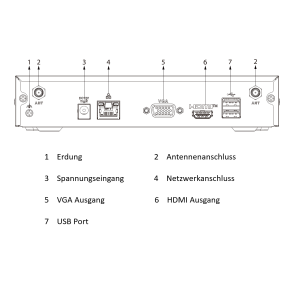 Dahua - NVR2104HC-W - NVR - 4 Kanal - Wifi