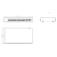 Dahua - CS4010-8ET2GT-110 - Switch - 8 PoE