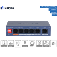 Dahua - CS4006-4GT-60-V2 - Switch - 4 PoE-GB