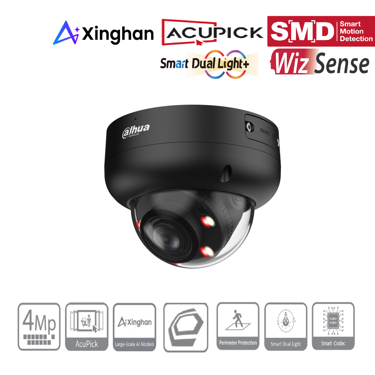 Dahua - IPC-HDBW3449RP-ZS-IL-Black - IP  box