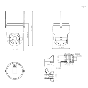Dahua - IPC-PT1539DA1P-SW-PV-0400B-EUR - Wifi - TIOC