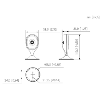 Dahua - IPC-C5AP-0280B-EUR - Wifi - Cube