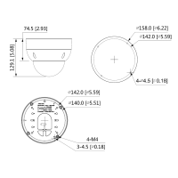Dahua - IPC-HDBW5442HP-ZHE-ATC-S3 - IP - Dome - Anti Korrosion
