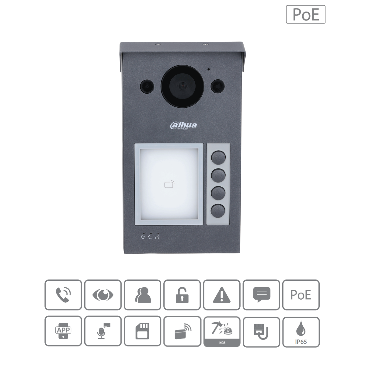 Dahua - VTO3311Q-WP - Kamera - 1-4 Kn&ou box