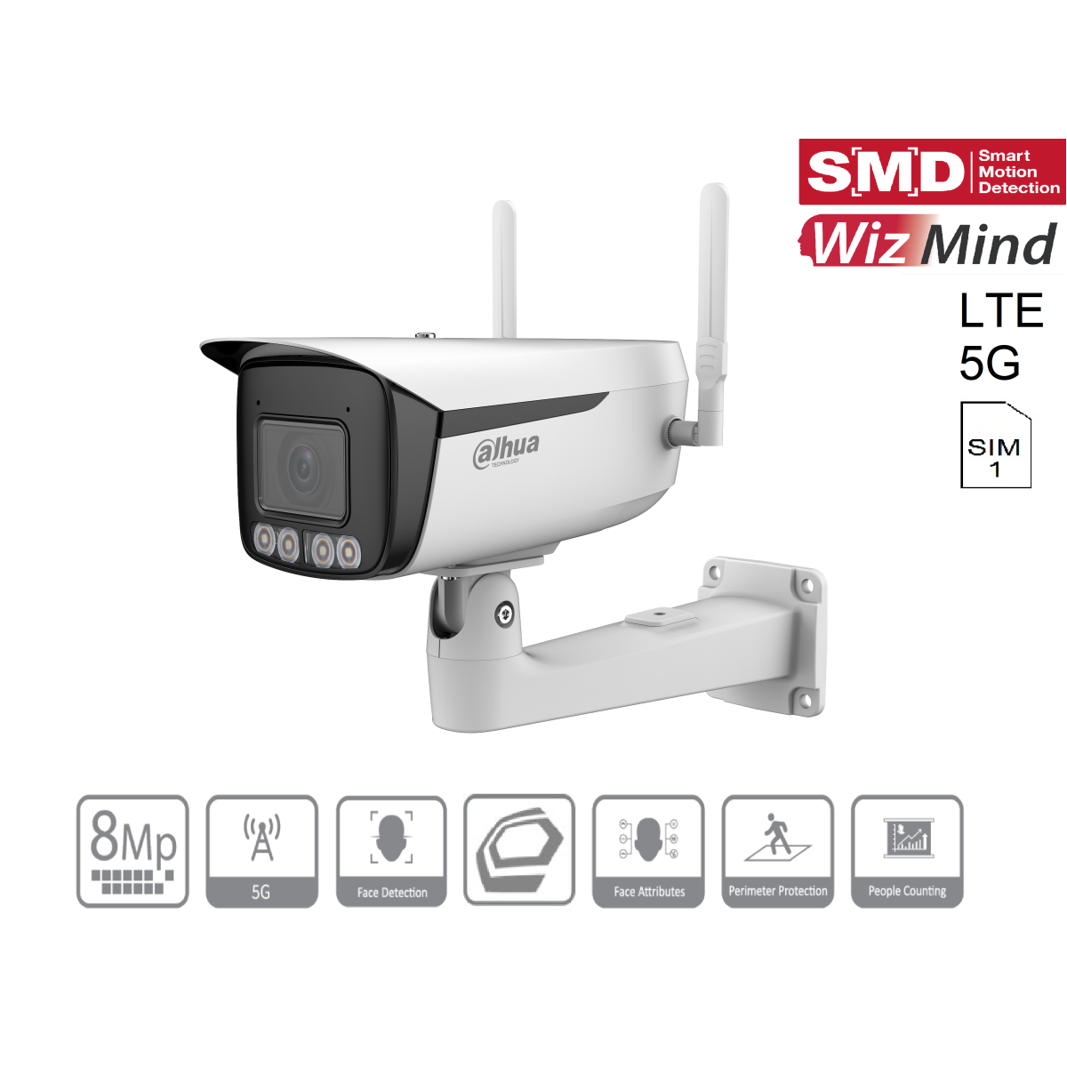 Dahua - IPC-HFW5842DK1P-Z-5G-FM16-2712 - box