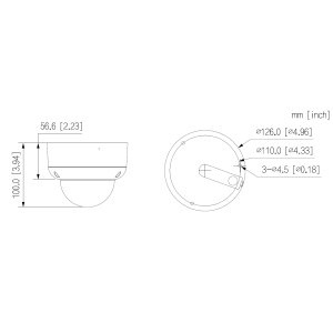 Dahua - HAC-HDBW1239RAP-IL-A-0280B-S2 - HDCVI - Dome