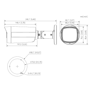 Dahua - HAC-HFW1509TMP-IL-A-0360B-S2 - HDCVI - Bullet