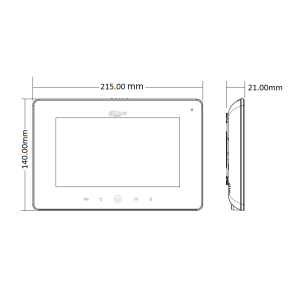 Dahua - VTH5221DW-S2 - Monitor - Wifi - weiß