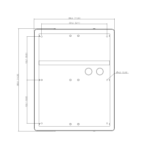 Dahua - VTM06R6 - 6 Modul Aufputz Regendach