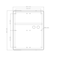 Dahua - VTM06R6 - 6 Modul Aufputz Regendach