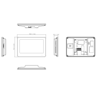 Dahua - VTH5422HW-W - Monitor - Hybrid - Wifi - 2 Draht - Weiss