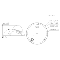 Dahua - IPC-HDBW3441FP-AS-0360B-S2 - IP - Dome
