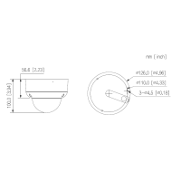 Dahua - HAC-HDBW1231RAP-Z-A-2712 - HDCVI - Dome