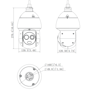 Dahua - TPC-SD2241-B7F8-DW-S2 - Thermal PTZ